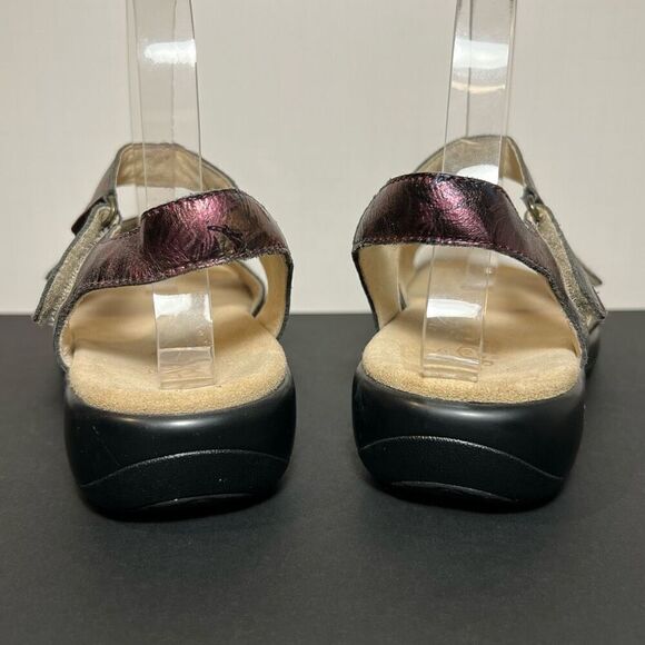 Womens ALEGRIA Special Lady Jesa Gold Ankle Strap Sandals / Size 7-7.5 - Picture 4 of 8